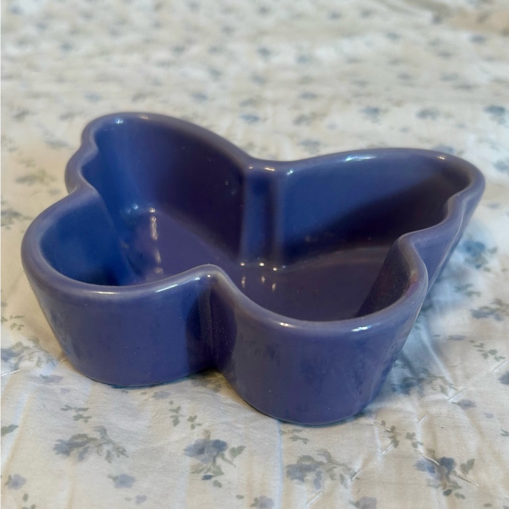 Purple Butterfly Shaped Jewelry Dish